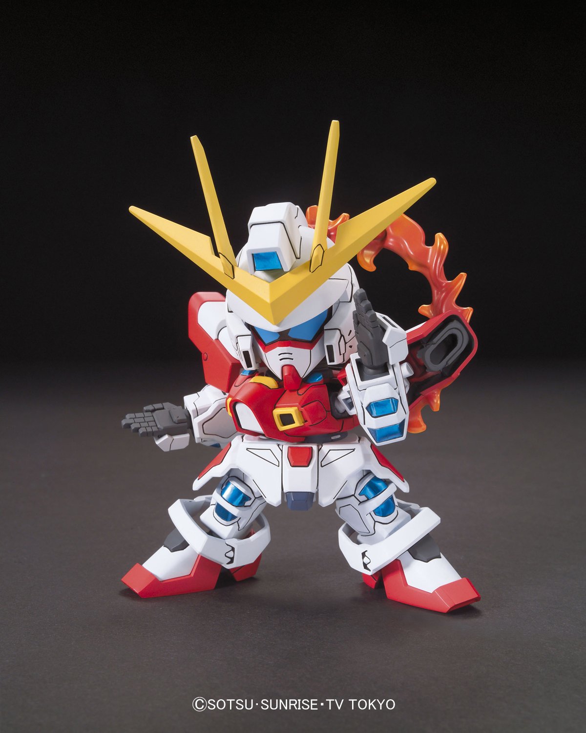 BANDAI Hobby BB#396 SD Build Burning Gundam Model Kit - 3