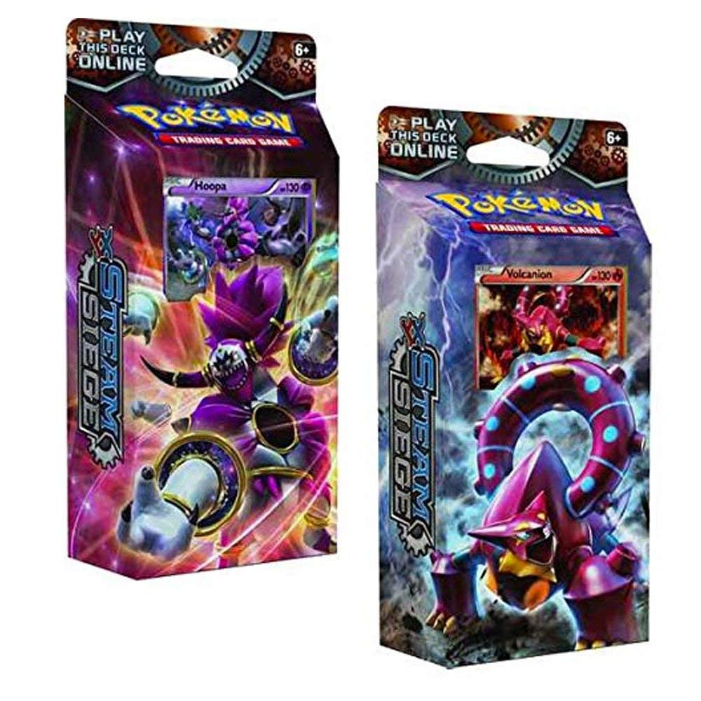 Pokemon Both XY Steam Siege 60-Card Theme Decks - Gears of Fire & Ring of Lightning! - 2