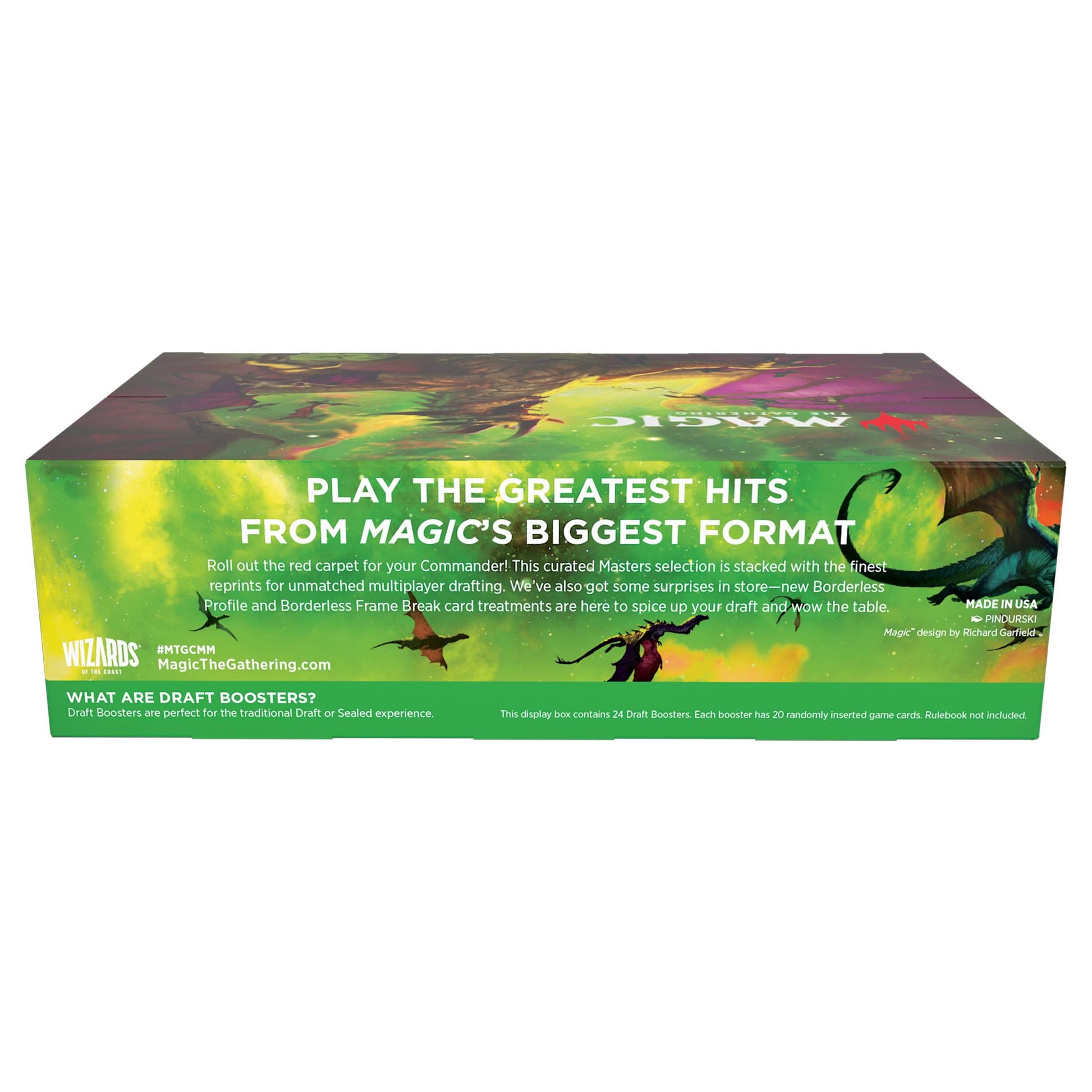Magic: The Gathering Commander Masters Draft Booster Box - 24 Packs (480 Cards) - 2