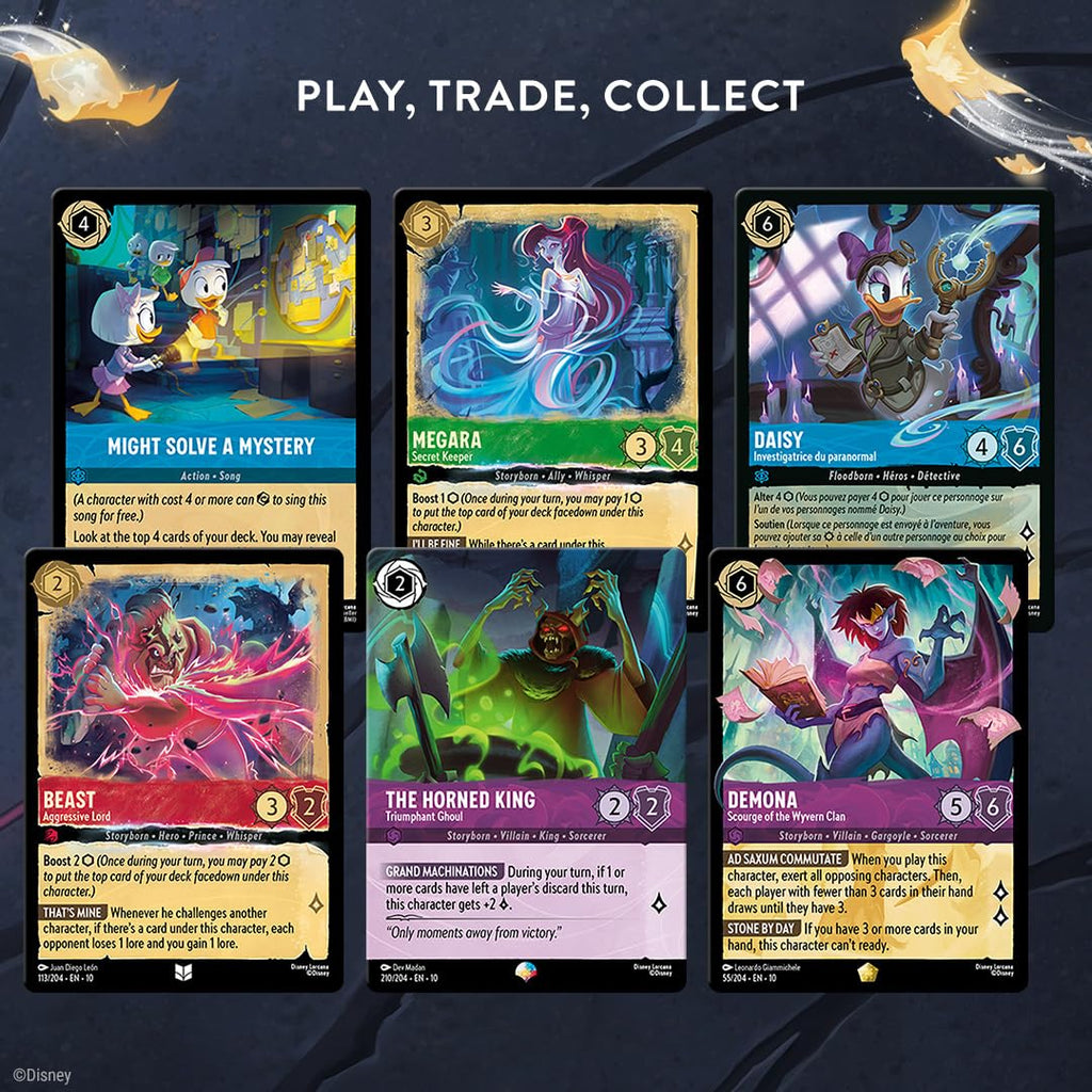 Ravensburger Disney Lorcana TCG: Whispers in The Well Assorted Single Booster Pack (12 Cards) - Collectible Trading Cards - Ideal for Disney Fans & TCG Players - Ages 8+ - 3
