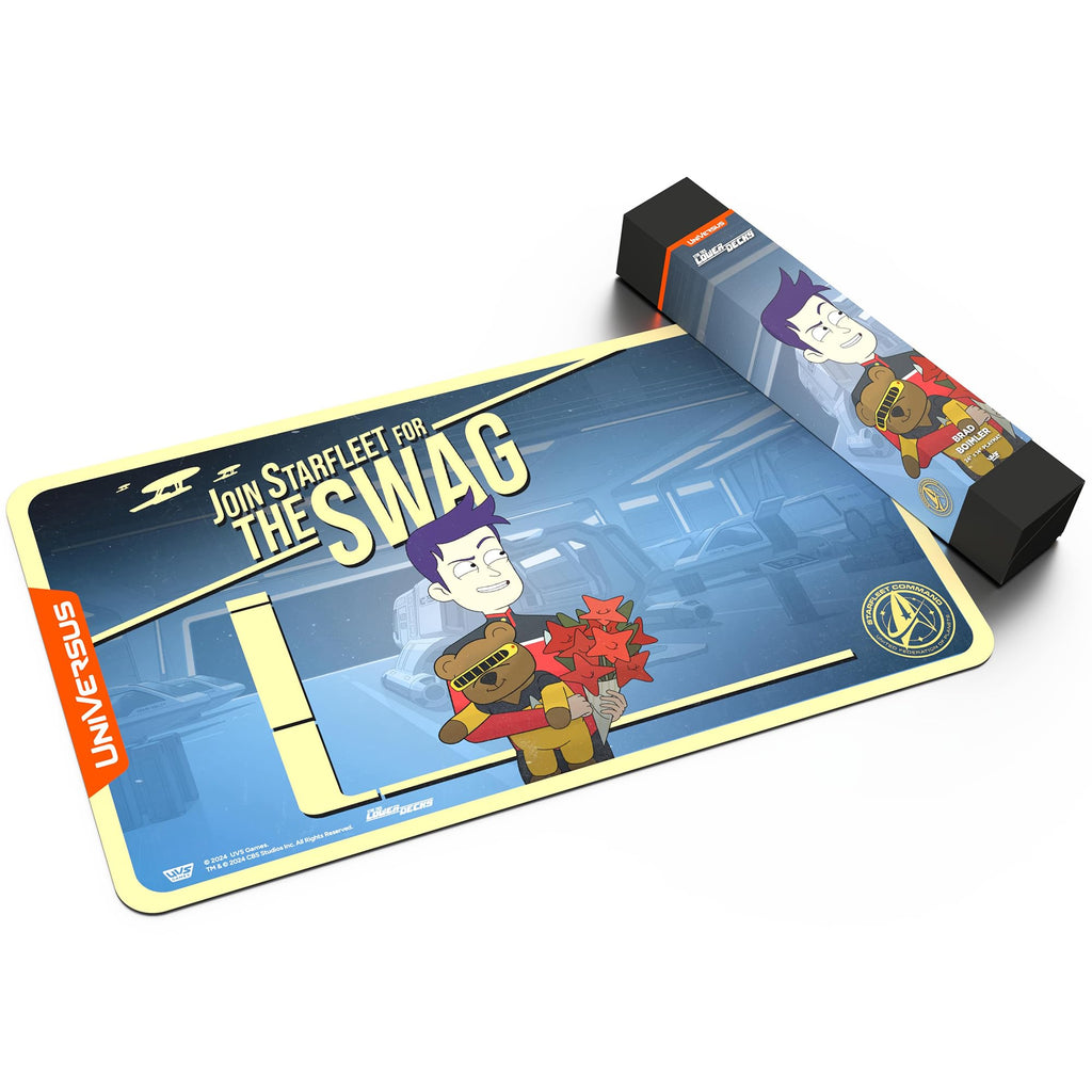 UniVersus: Star Trek: Lower Decks - Brad Boimler Playmat - 24 x 14 Neoprene Mat, Tabletop Card Game Accessory, UVS Games, Officially Licensed - 2