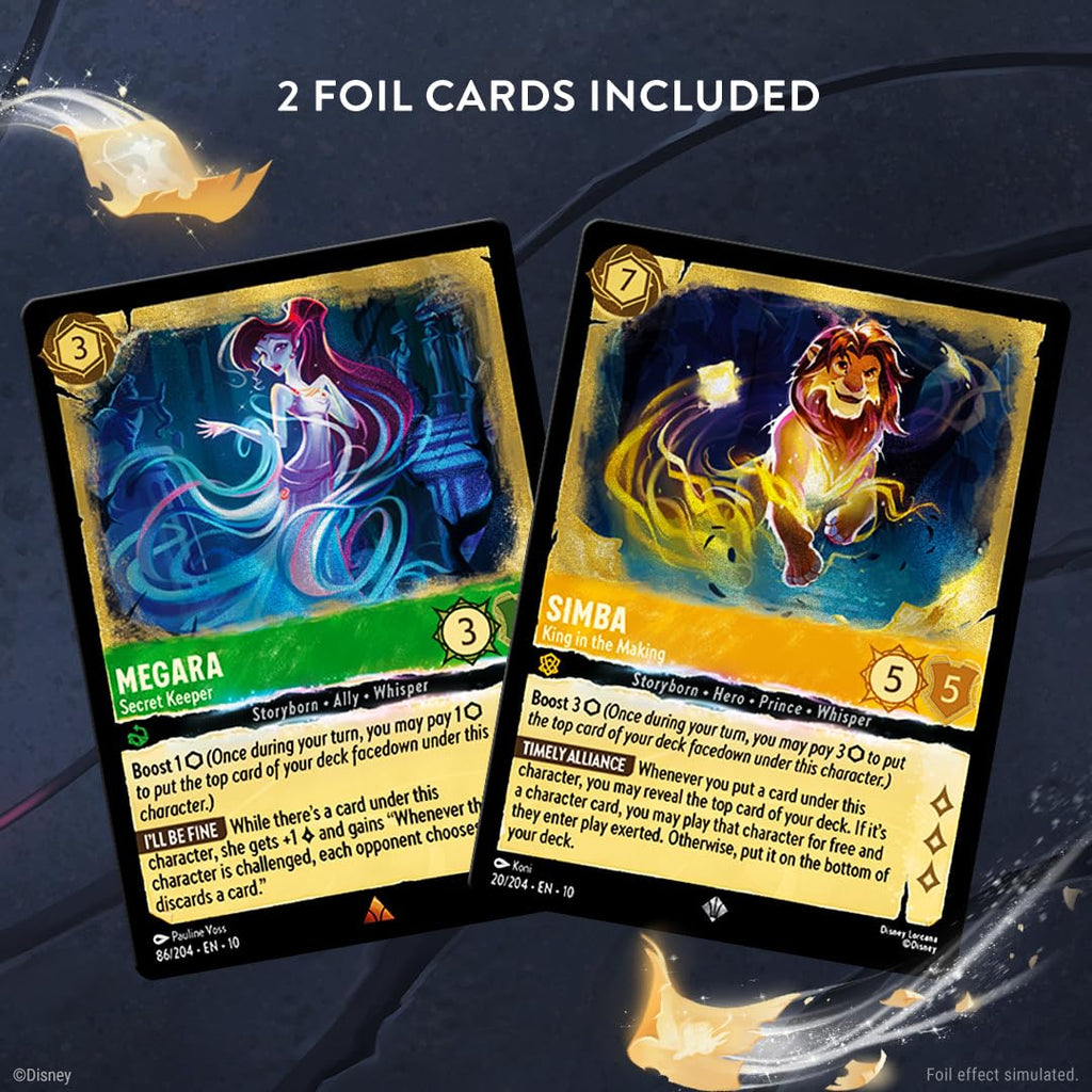 Ravensburger Disney Lorcana TCG: Whispers in The Well Assorted Single Booster Pack (12 Cards) - Collectible Trading Cards - Ideal for Disney Fans & TCG Players - Ages 8+ - 5