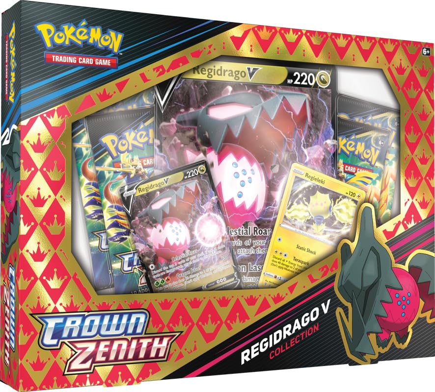 Pokemon TCG: SAS 12.5 Crown Zenith Regidrago V Box - 7