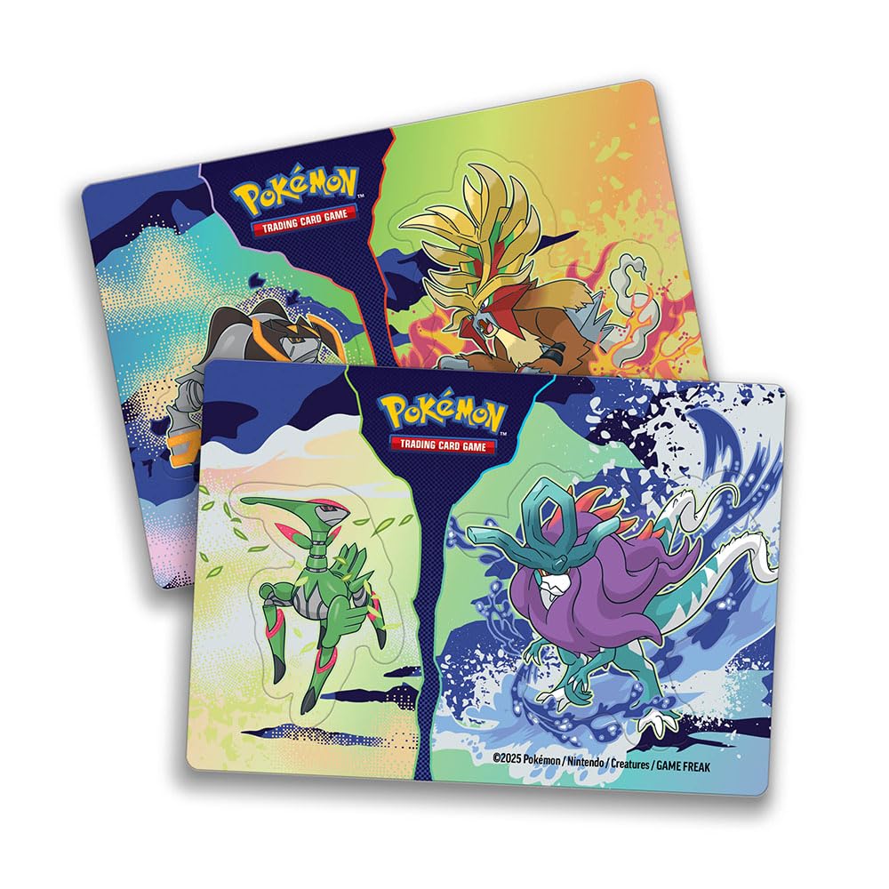 Pokemon TCG: Stacking Tin (Q1 2025) - 3 Packs, Stickers (Random Design) - 3