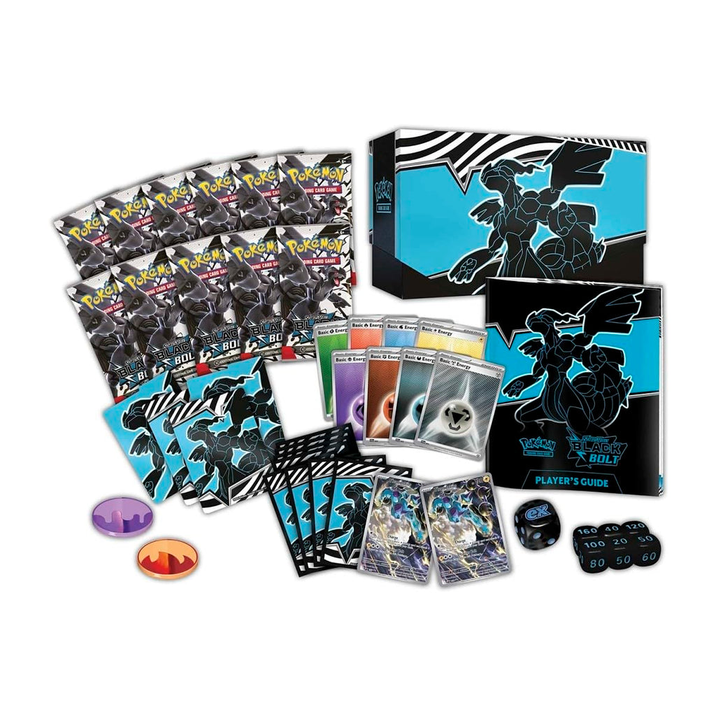 Pokemon TCG Scarlet & Violet 10.5 Black Bolt Pokemon Center Elite Trainer Box - 11 Packs, Promo Cards - 8