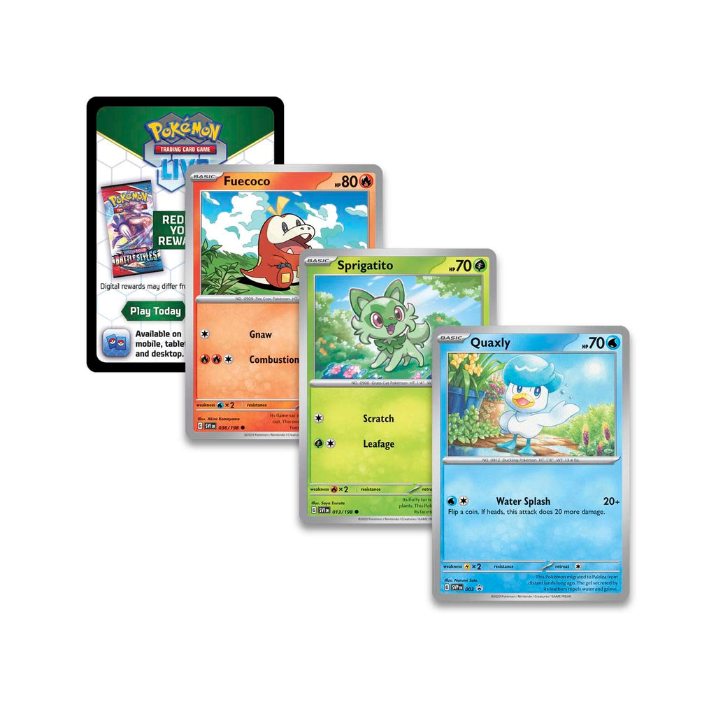 Pokemon TCG: Paldea Pin Collection - Quaxly … - 5