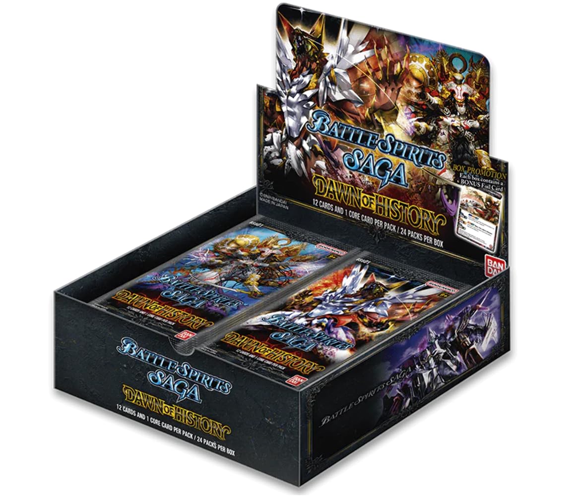 BANDAI NAMCO Entertainment Battle Spirits Saga: Dawn of History Booster Box, Black (BCL2662785)