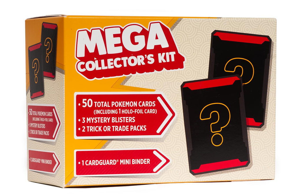 Pokémon Mega Collector's Kit: 100 Total Pokémon Cards | 5 Packs + 50 Cards (Includes 1 Holo-Foil Card) + Mini-Binder - 7