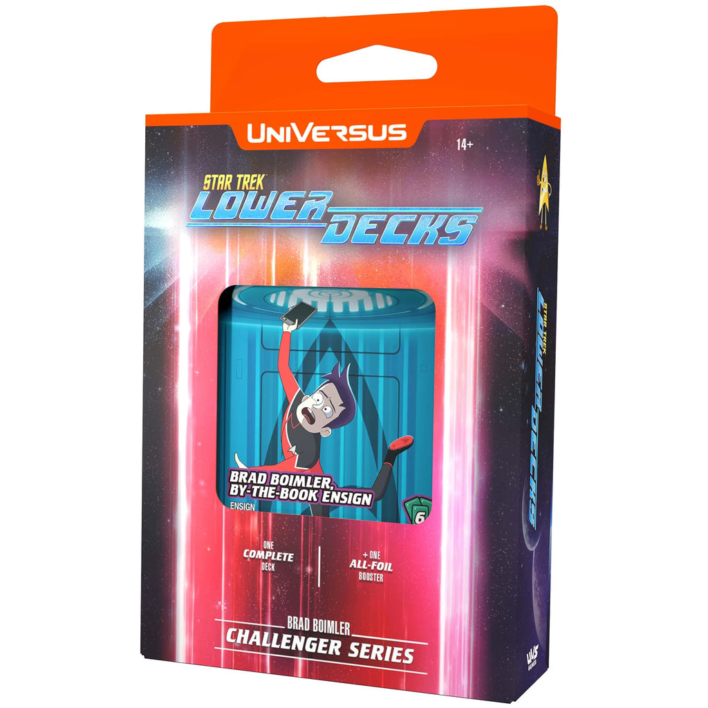UVS Gamse UniVersus: Star Trek Lower Decks: Challenger Series - Boimler - 63 Card, 2 Character, Ready to Play Deck-Building Card Game, 6 Foil/Alt Art Cards - 3