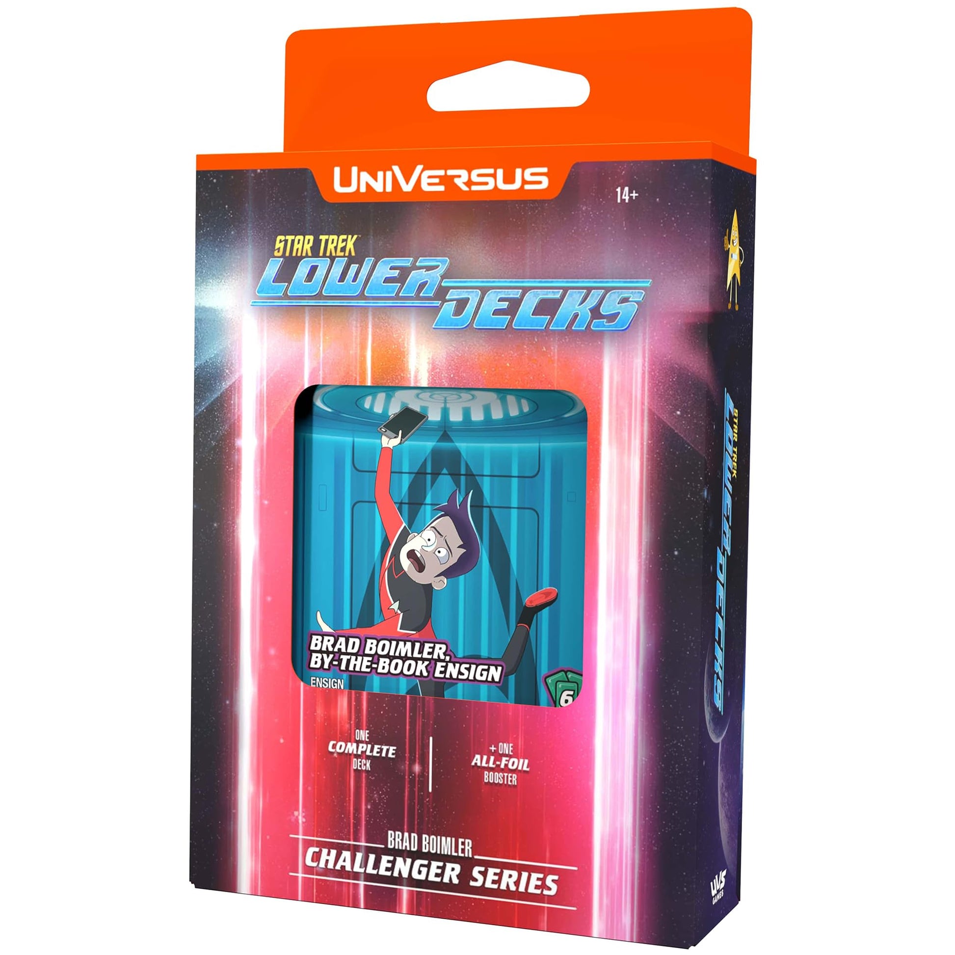 UVS Gamse UniVersus: Star Trek Lower Decks: Challenger Series - Boimler - 63 Card, 2 Character, Ready to Play Deck-Building Card Game, 6 Foil/Alt Art Cards - 3