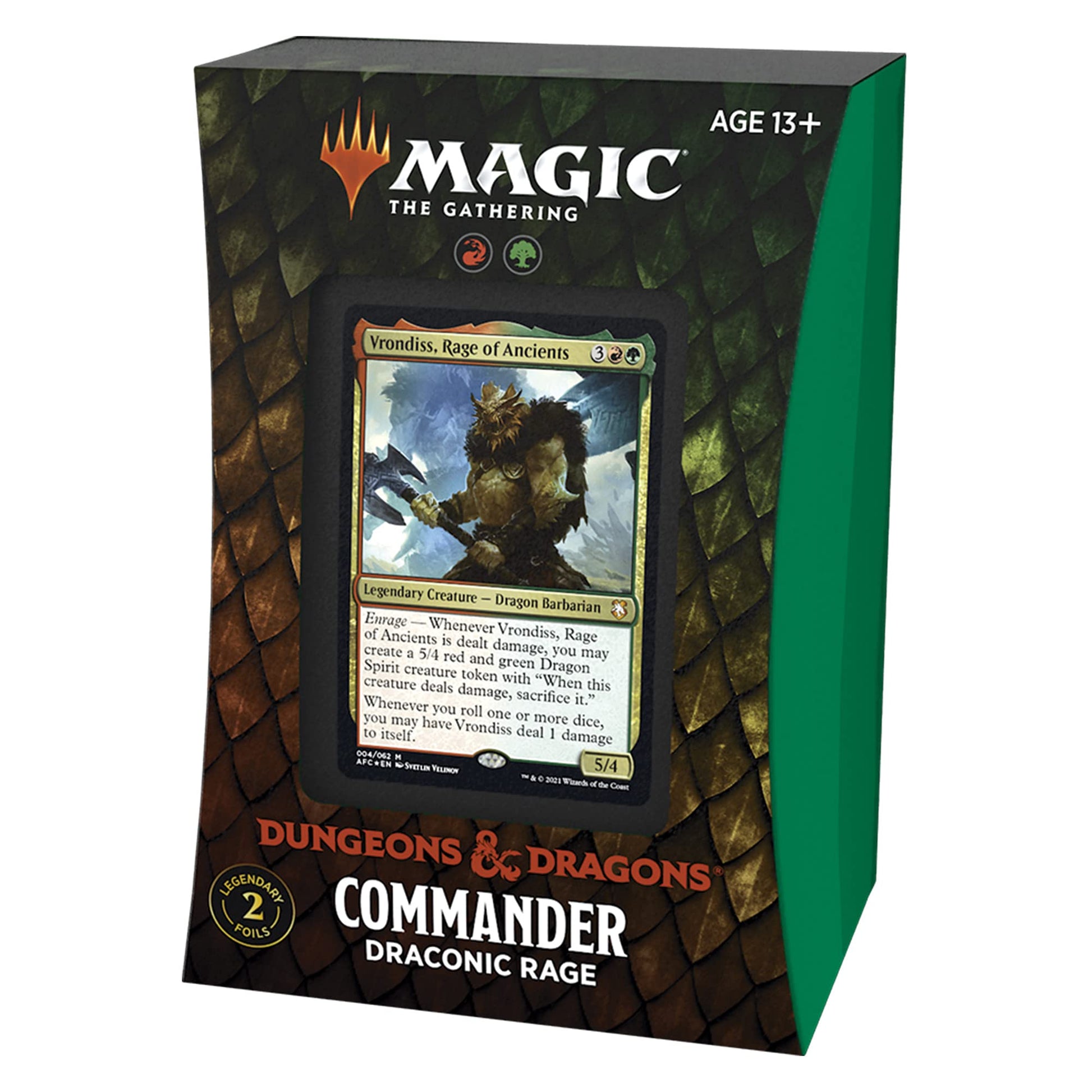 Magic: The Gathering Adventures in the Forgotten Realms Commander Deck – Draconic Rage (Red-Green) - 2