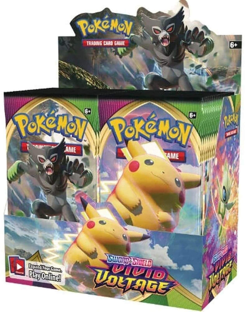 Pokemon Sword & Shield Vivid Voltage Booster Box - 36 Packs - 4