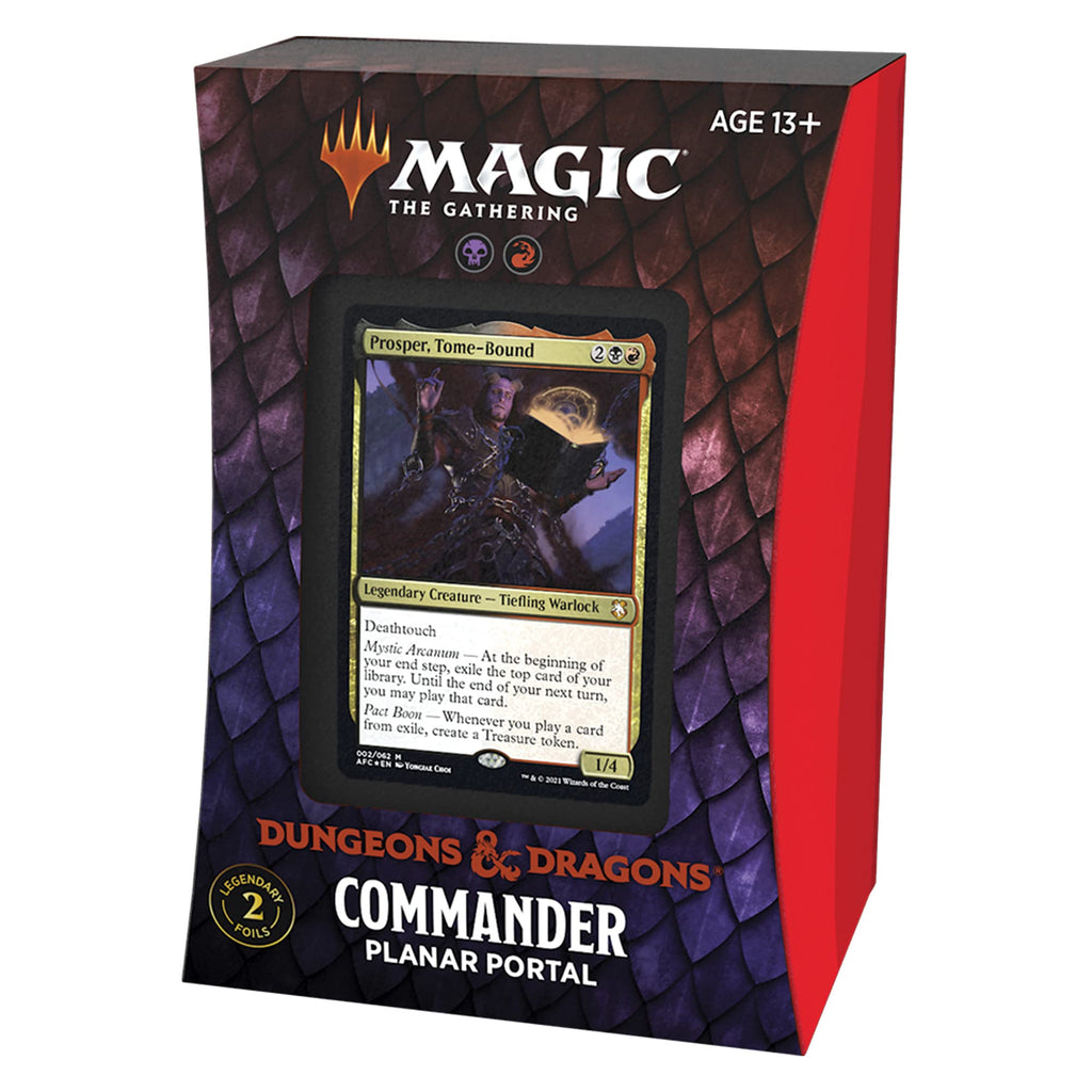 Magic: The Gathering Adventures in The Forgotten Realms Commander Deck – Planar Portal (Red-Black) - 2
