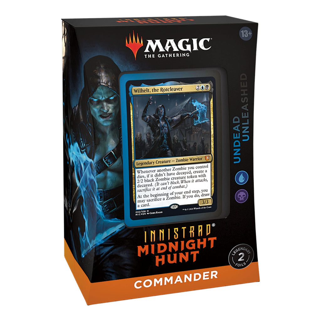 Magic: The Gathering Innistrad: Midnight Hunt Commander Deck – Undead Unleashed (Blue-Black) - 3