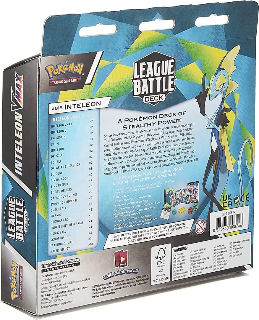 Pokemon TCG: Inteleon VMAX League Battle Deck - 3