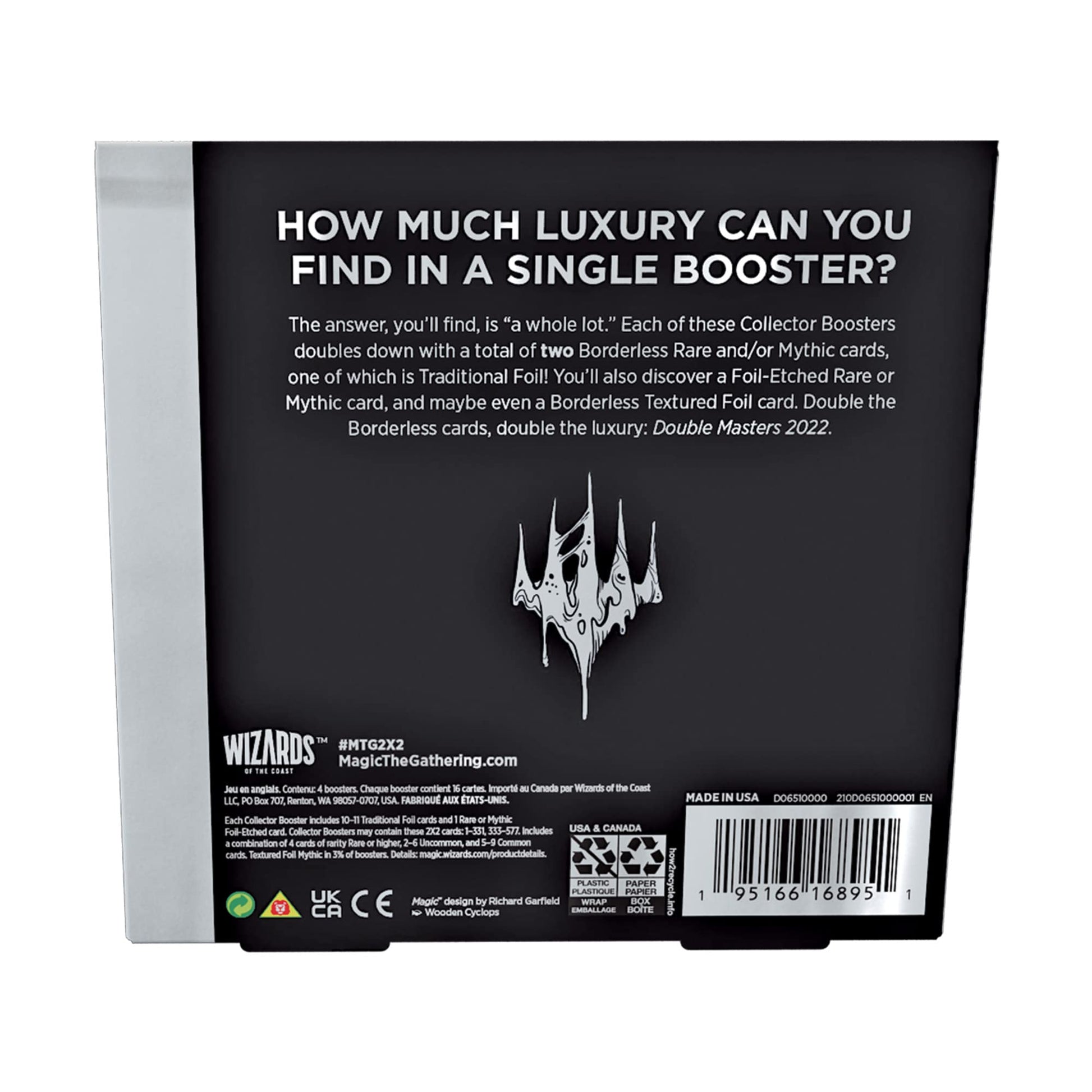 Magic: The Gathering Double Masters 2022 Collector Booster Box | 4 Count (Pack of 1) (Total 60 Magic Cards) - 4