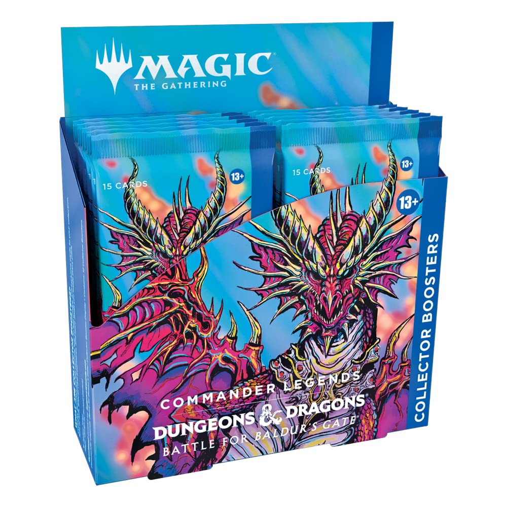 Magic: The Gathering Commander Legends: Battle for Baldur’s Gate Collector Booster Box | 12 Packs (180 Magic Cards) - 2