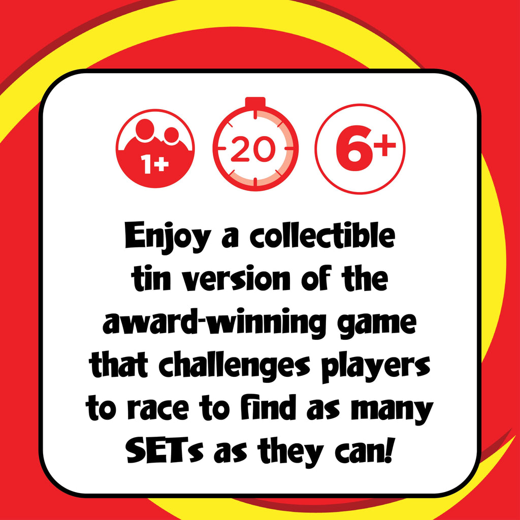 SET Enterprises SET - The Family Card Game of Visual Perception - Race to Find The Matches, For Ages 8+,81 Cards, Rules included - 5