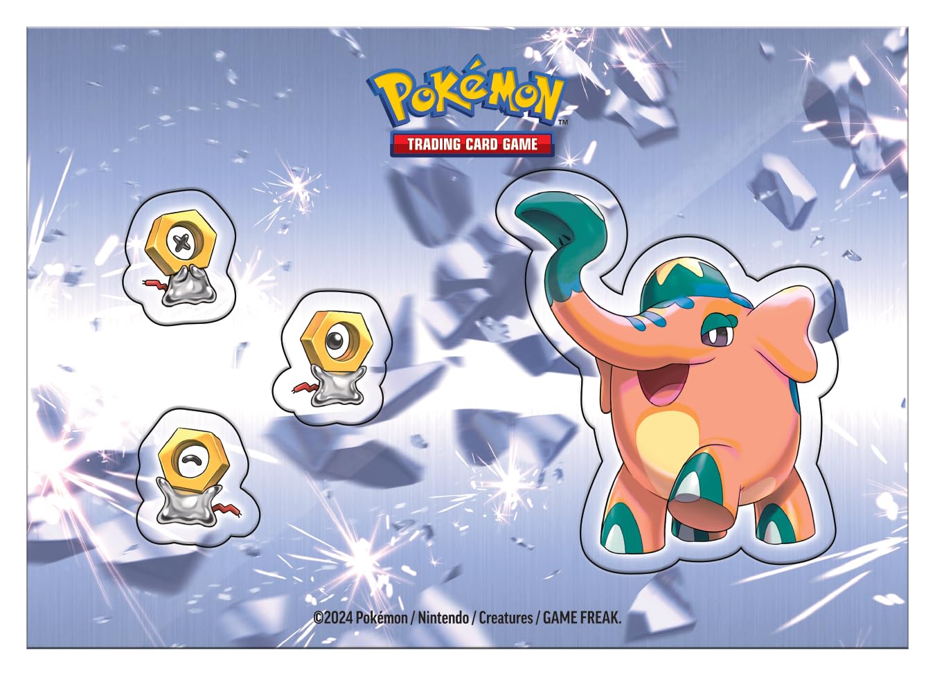 Pokémon TCG: Metal Stacking Tin (3 Booster Packs & 2 Sticker Sheets) - 2