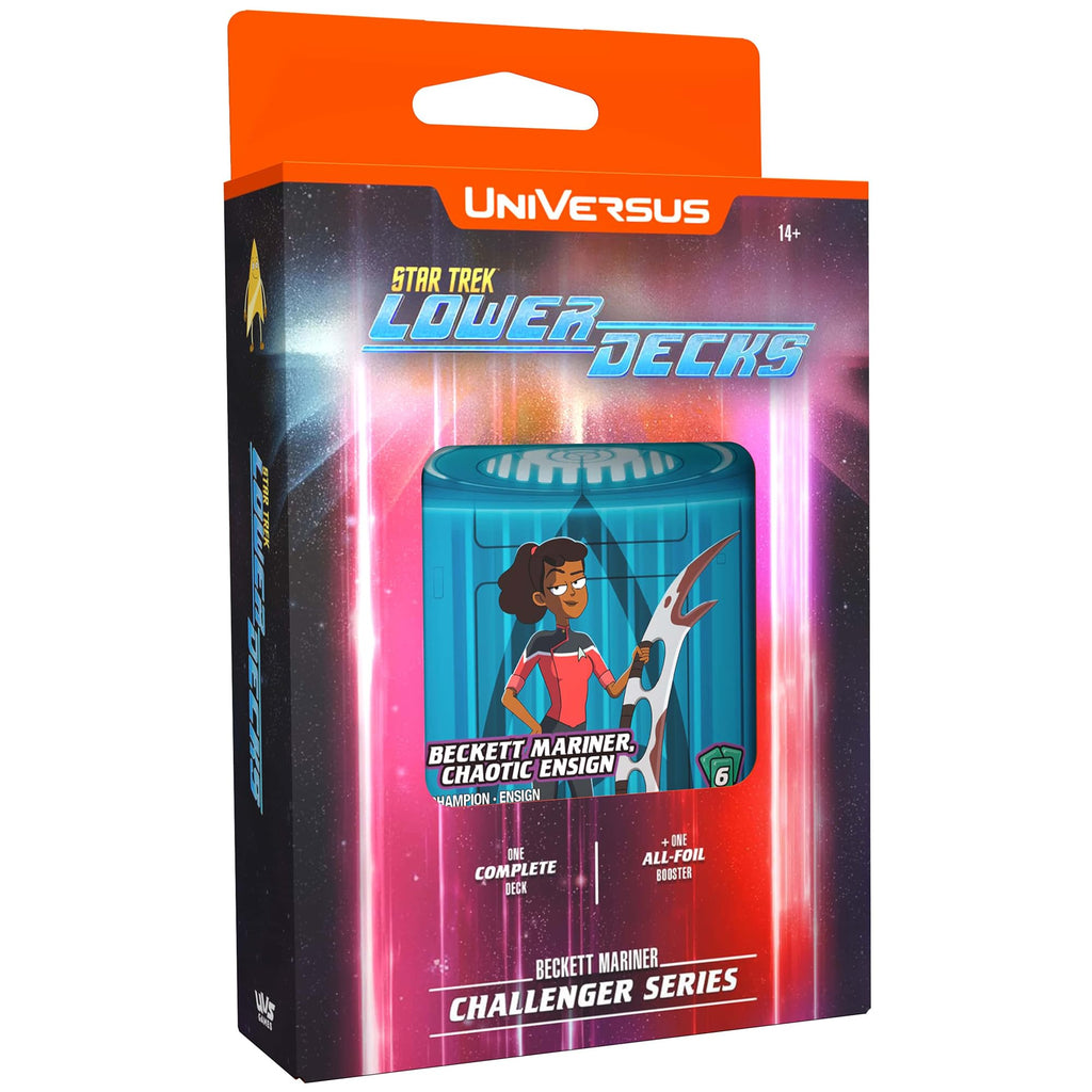 UniVersus: Star Trek Lower Decks - Challenger Series Mariner - 63 Card Deck, 2 Characters, Ready to Play, 6 Foil/Alt Art Cards, Ages 14+ - 4