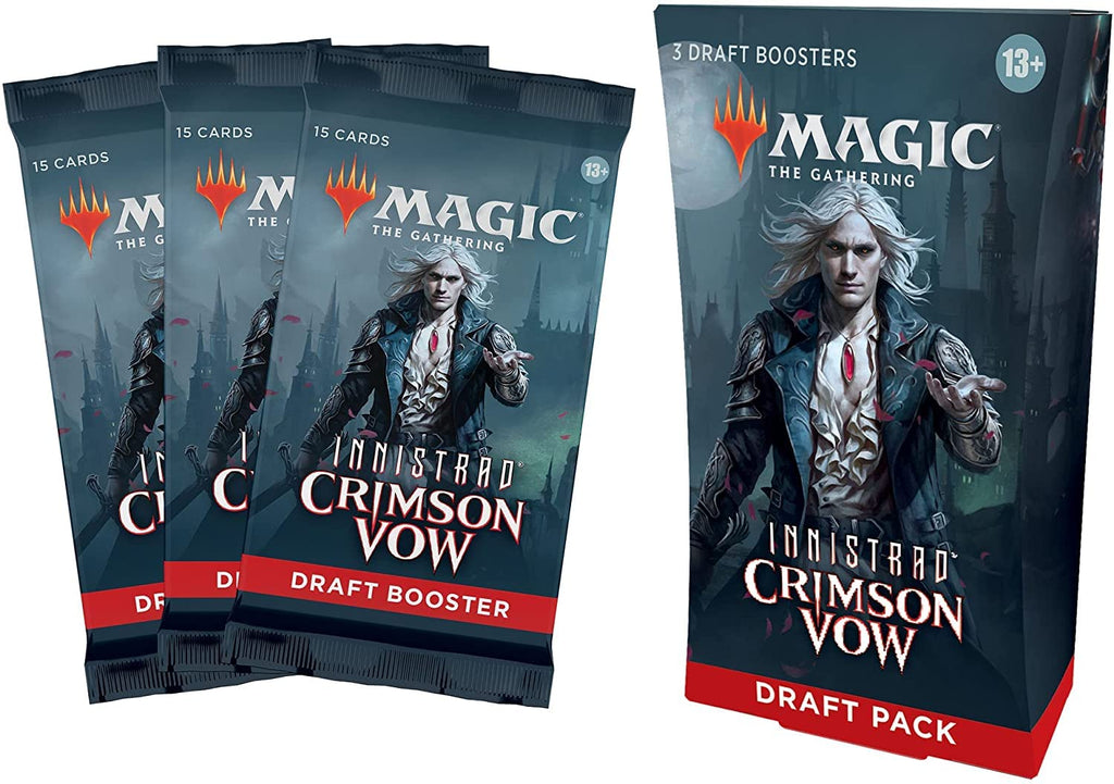 Magic: The Gathering Innistrad: Crimson Vow 3-Booster Draft Pack | 45 Magic Cards - 4