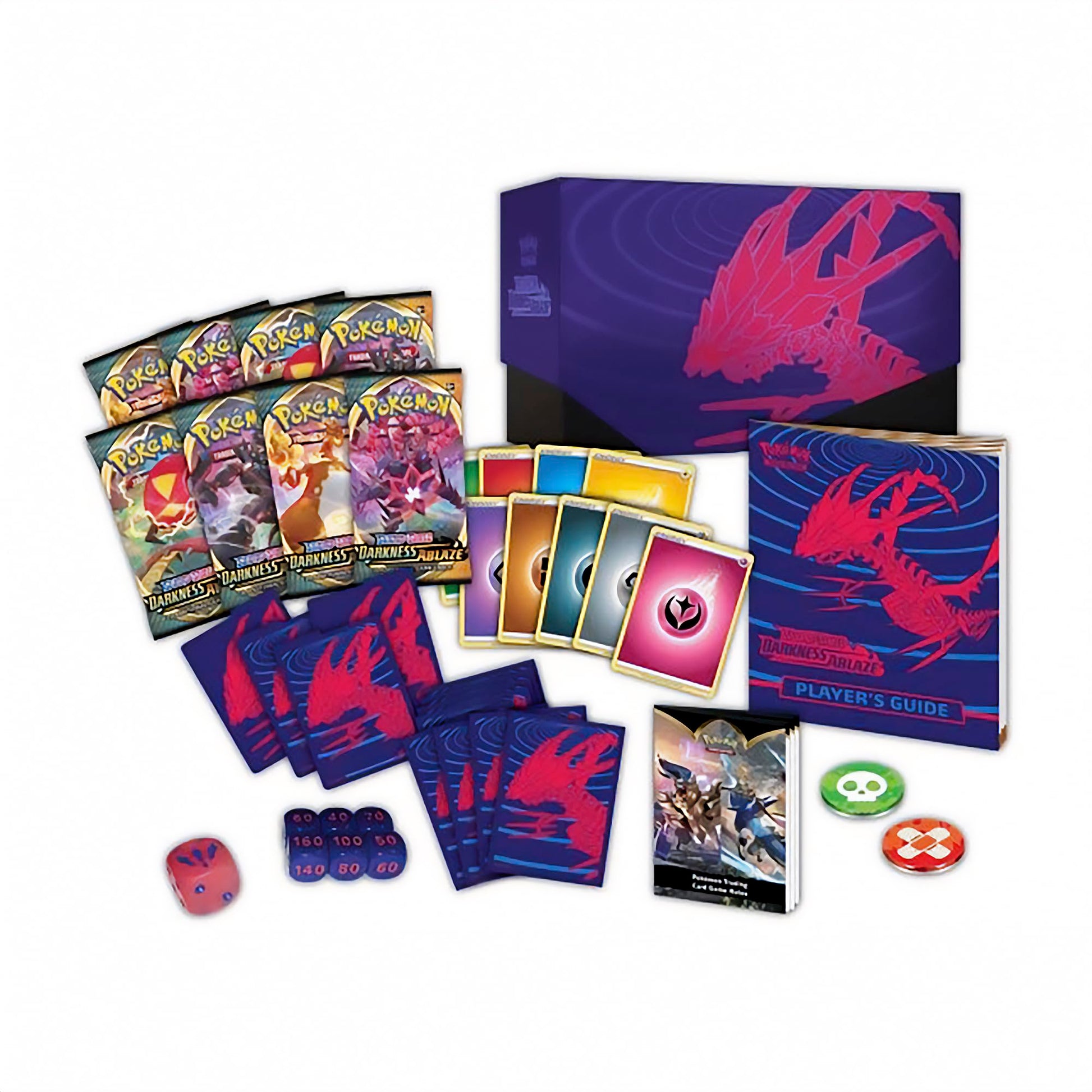 Pokémon TCG: Sword & Shield Darkness Ablaze Elite Trainer Box, Multicolor - 5