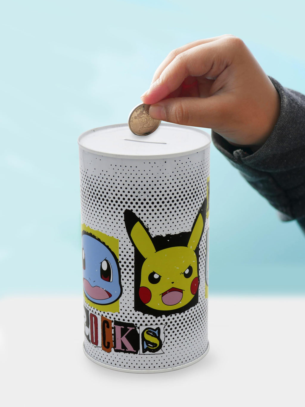 POKÉMON Big Tin Coin Bank, 10 x 17 x 10cm - 5