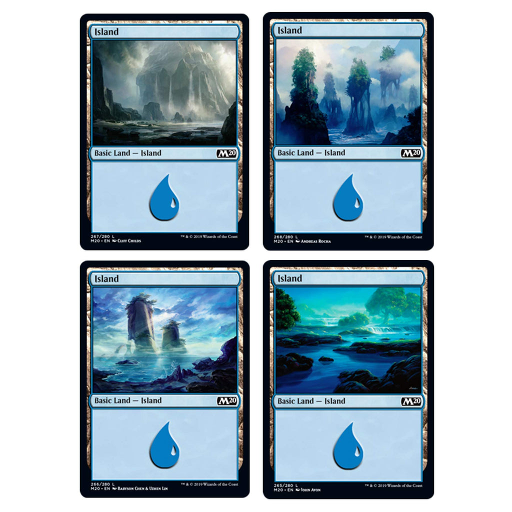 Magic The Gathering Core Set Land Station (400 Cards) , Black, 13+ years - 5