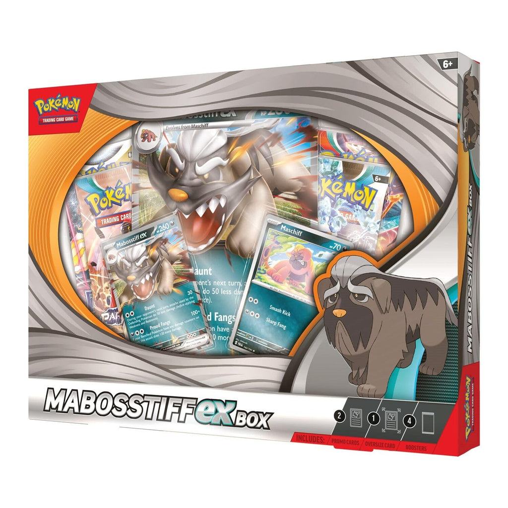 Pokemon TCG: MABOSSTIFF EX Box - 4 Packs, Promos - 3