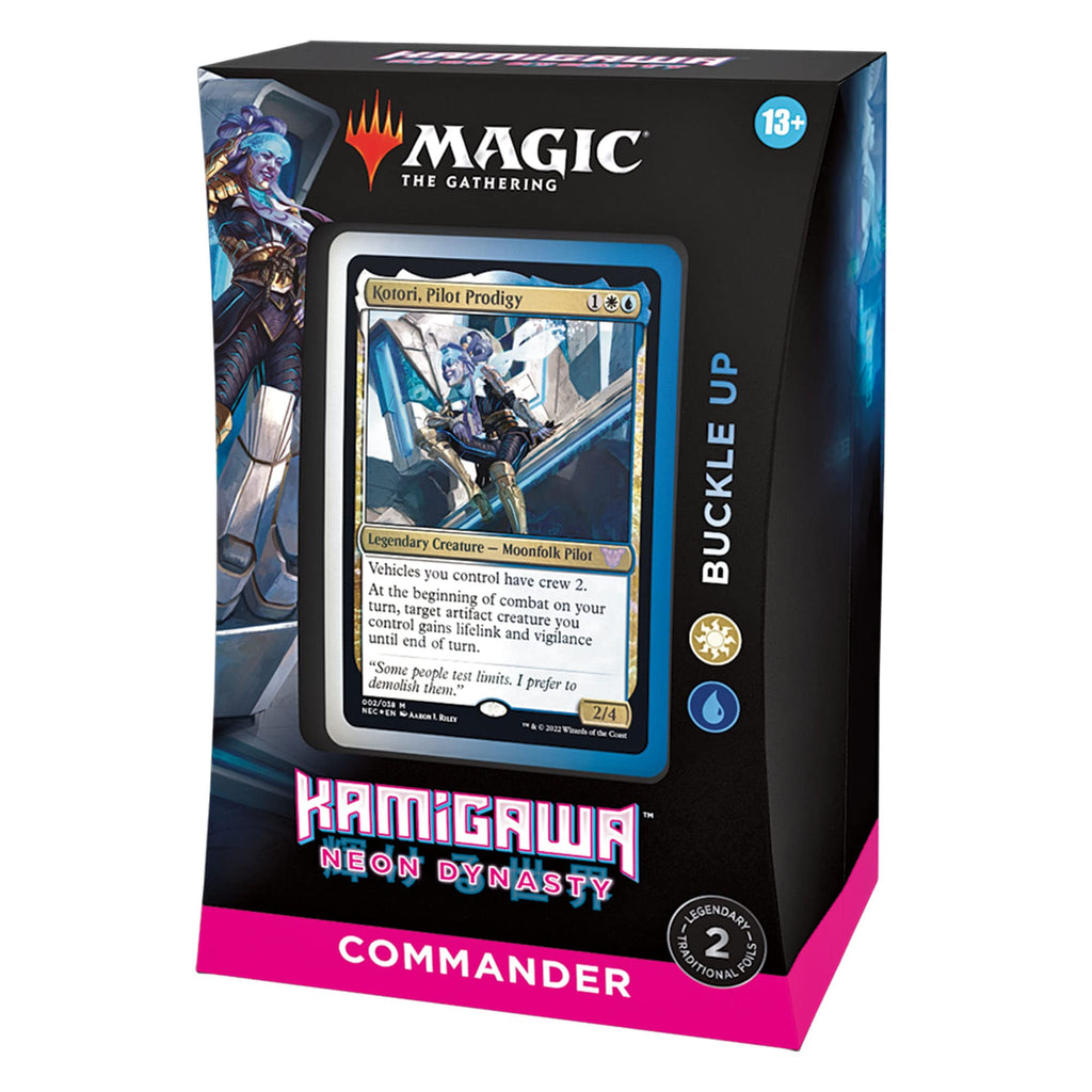 Magic: The Gathering Kamigawa: Neon Dynasty Commander Deck – Buckle Up (White-Blue) - 6