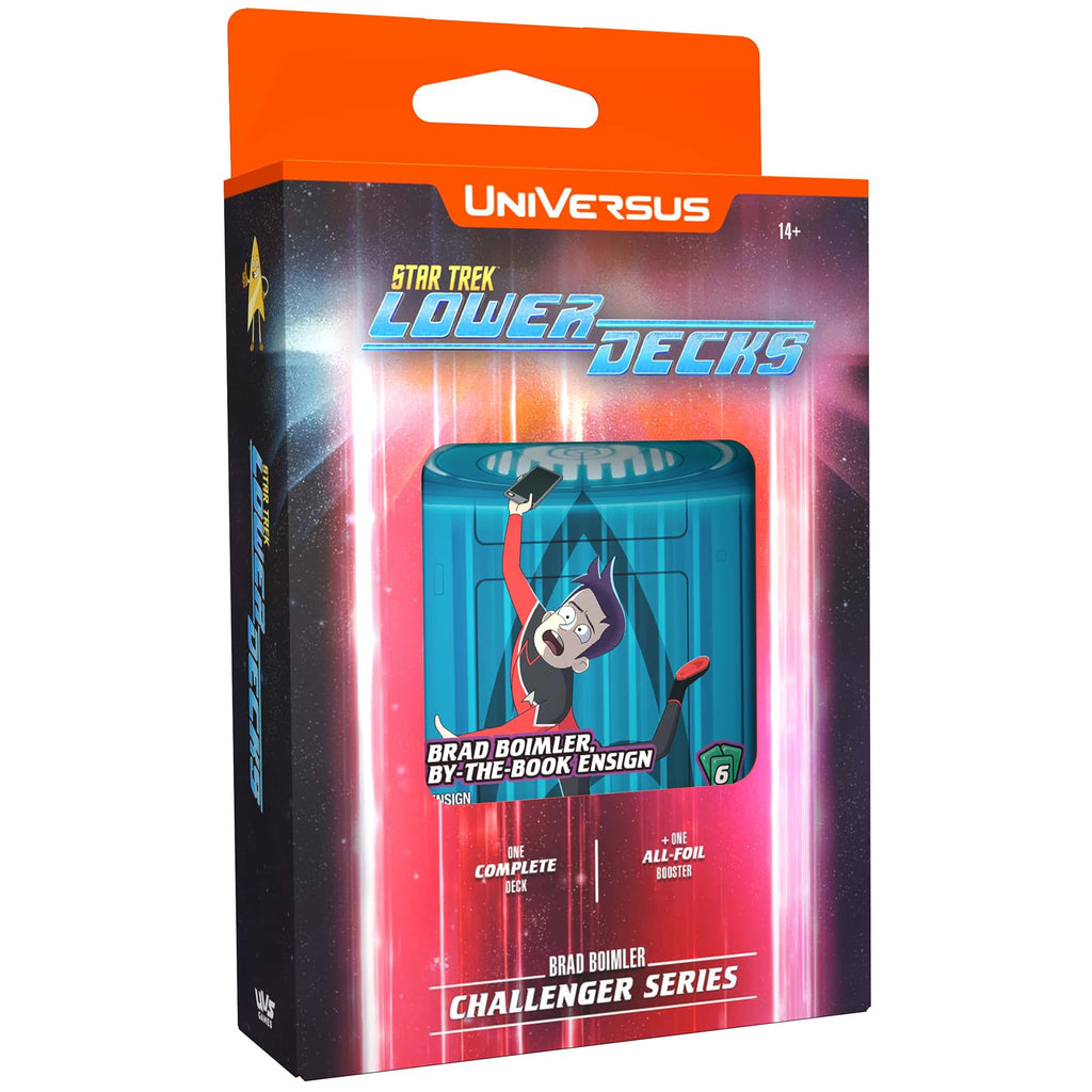 UVS Gamse UniVersus: Star Trek Lower Decks: Challenger Series - Boimler - 63 Card, 2 Character, Ready to Play Deck-Building Card Game, 6 Foil/Alt Art Cards - 4