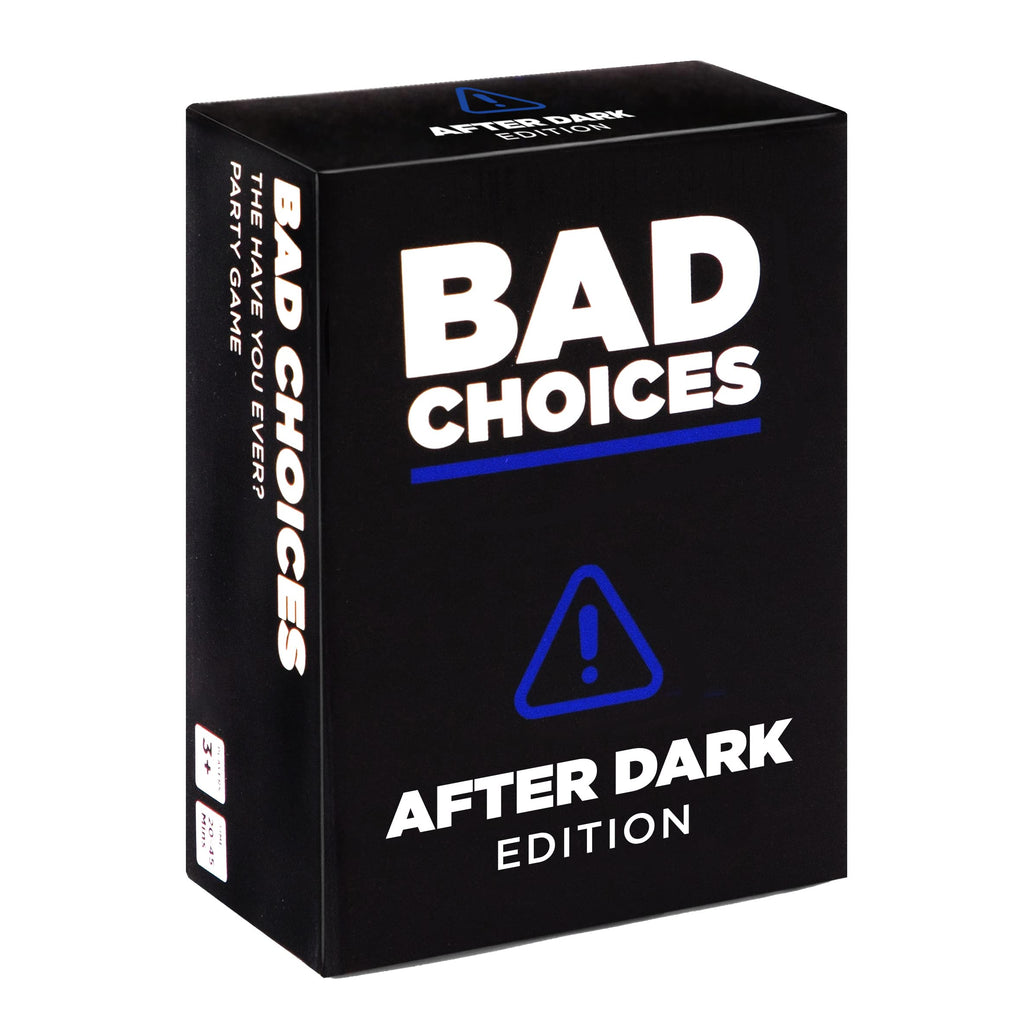 Bad Choices Party Game - After Dark Edition - 100 New Question Cards for The Hilarious Have You Ever? Adult Game for Friends, Christmas Gfit, White Elephant Parties, & Board Games Night with Friends - 2