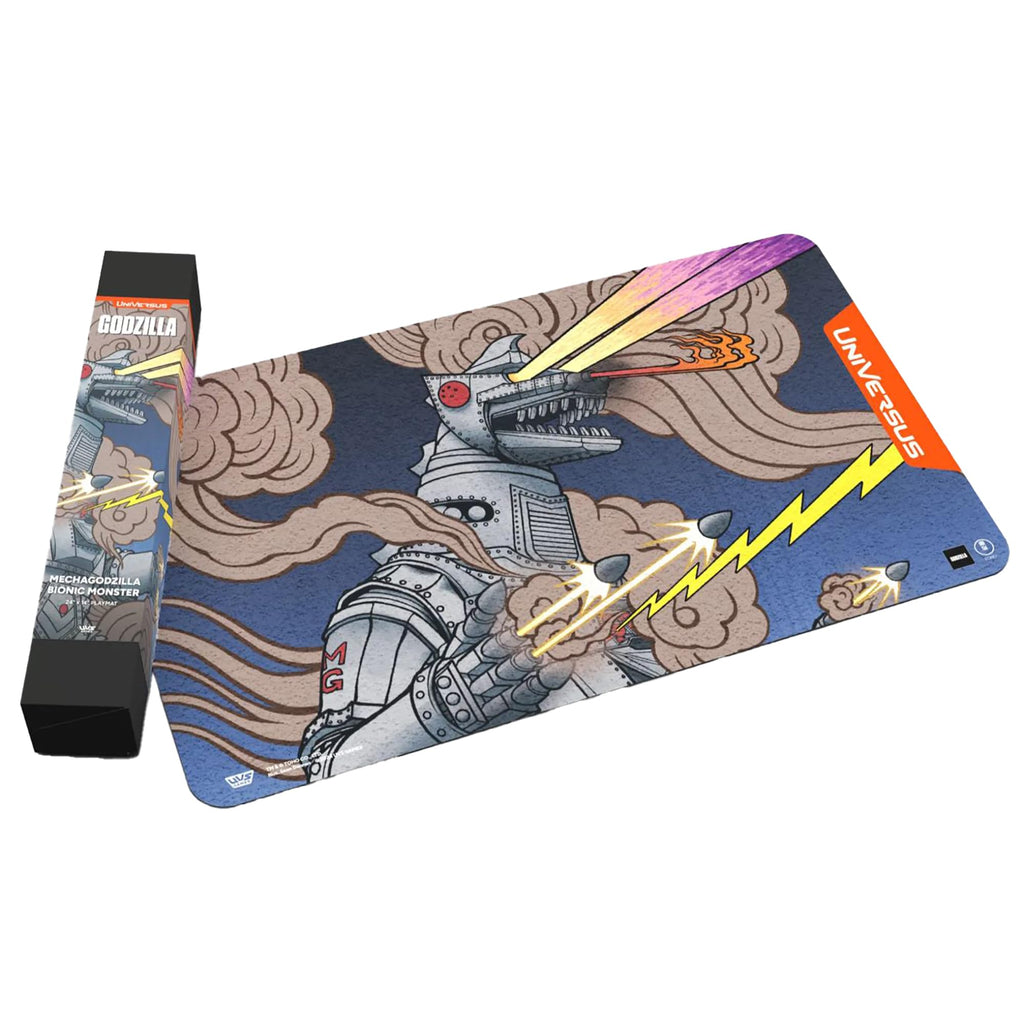 UniVersus Godzilla Challenger Series - Mechagodzilla - Bionic Menace Playmat - 24x14 Neoprene Mat, Tabletop Card Game Accessory, UVS Games, Licensed - 6