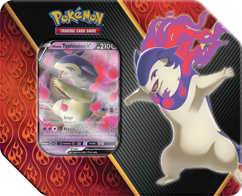 Pokemon Cards: Divergent Power Hisuian Typhlosion V Tin - 3