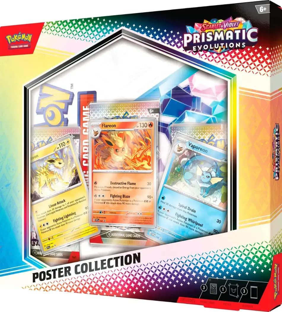 Pokemon TCG: Scarlet & Violet—Prismatic Evolutions Poster Collection - 2
