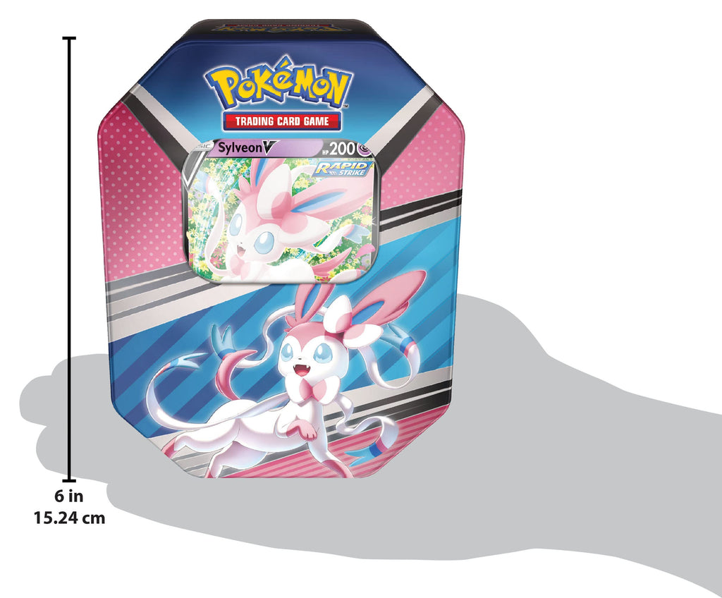 Pokémon TCG: V Heroes Tin Sylveon (1 Foil Card & 4 Booster Packs) - 4