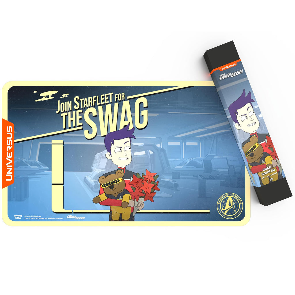 UniVersus: Star Trek: Lower Decks - Brad Boimler Playmat - 24 x 14 Neoprene Mat, Tabletop Card Game Accessory, UVS Games, Officially Licensed - 6