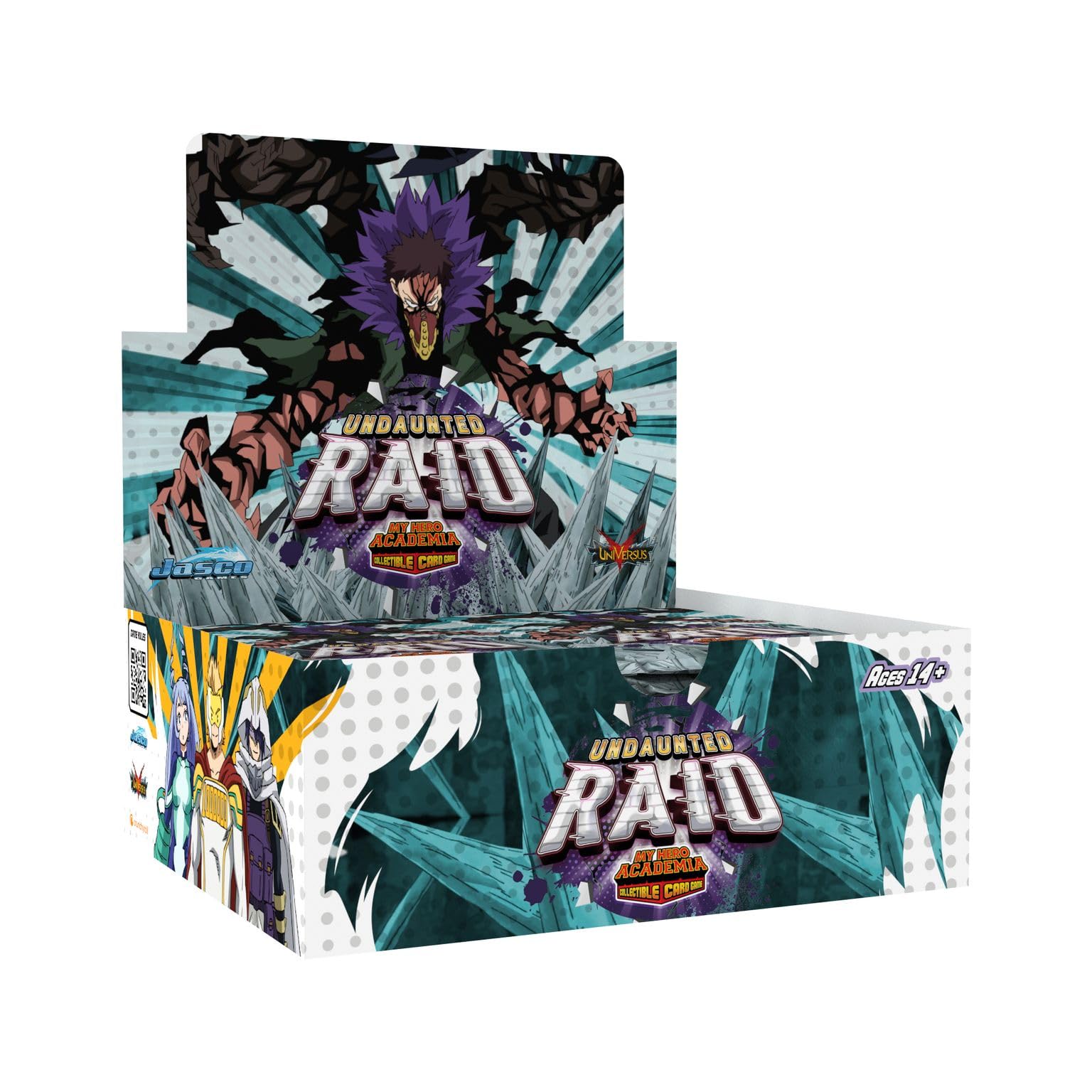 Jasco My Hero Academia Collectible Card Game Series 5: Undaunted Raid Booster Display - Contains 24 Expansion Packs of 11-Cards, Trading Card Game - 9