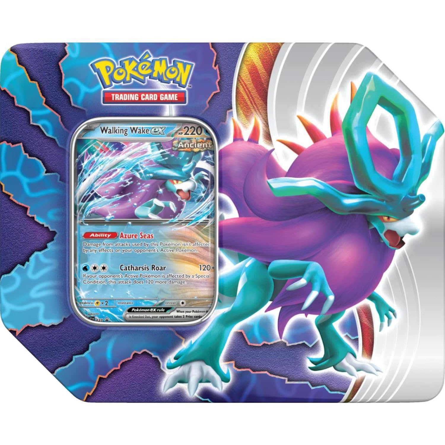 Pokemon TCG: Paradox Clash Tin - Walking Wake - 3