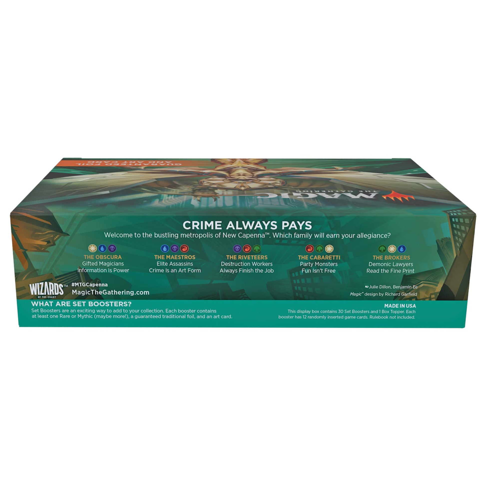 Magic: The Gathering Streets of New Capenna Set Booster Box | 30 Packs + 1 Box Topper (361 Magic Cards) - 3