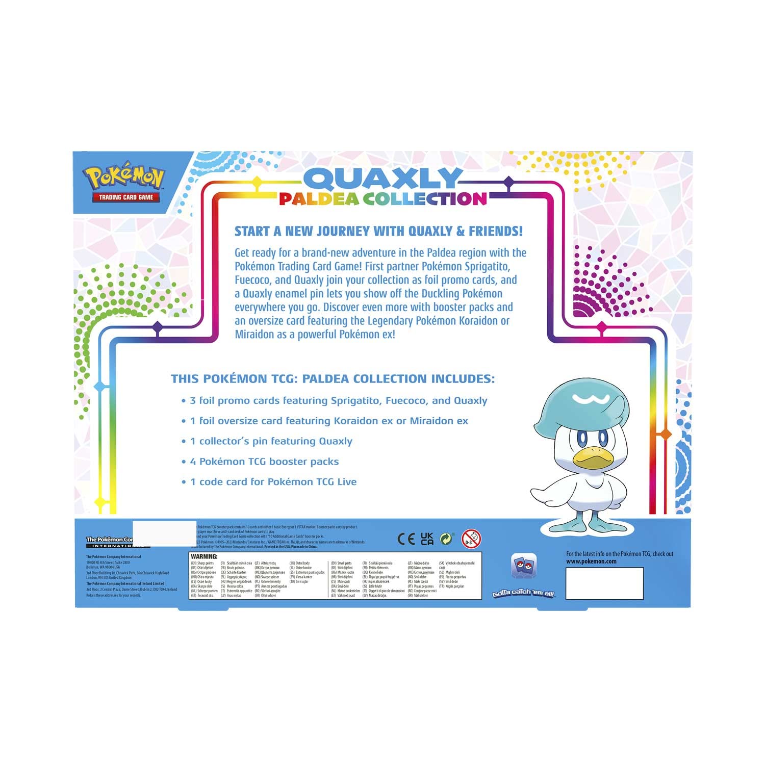 Pokemon TCG: Paldea Pin Collection - Quaxly … - 2