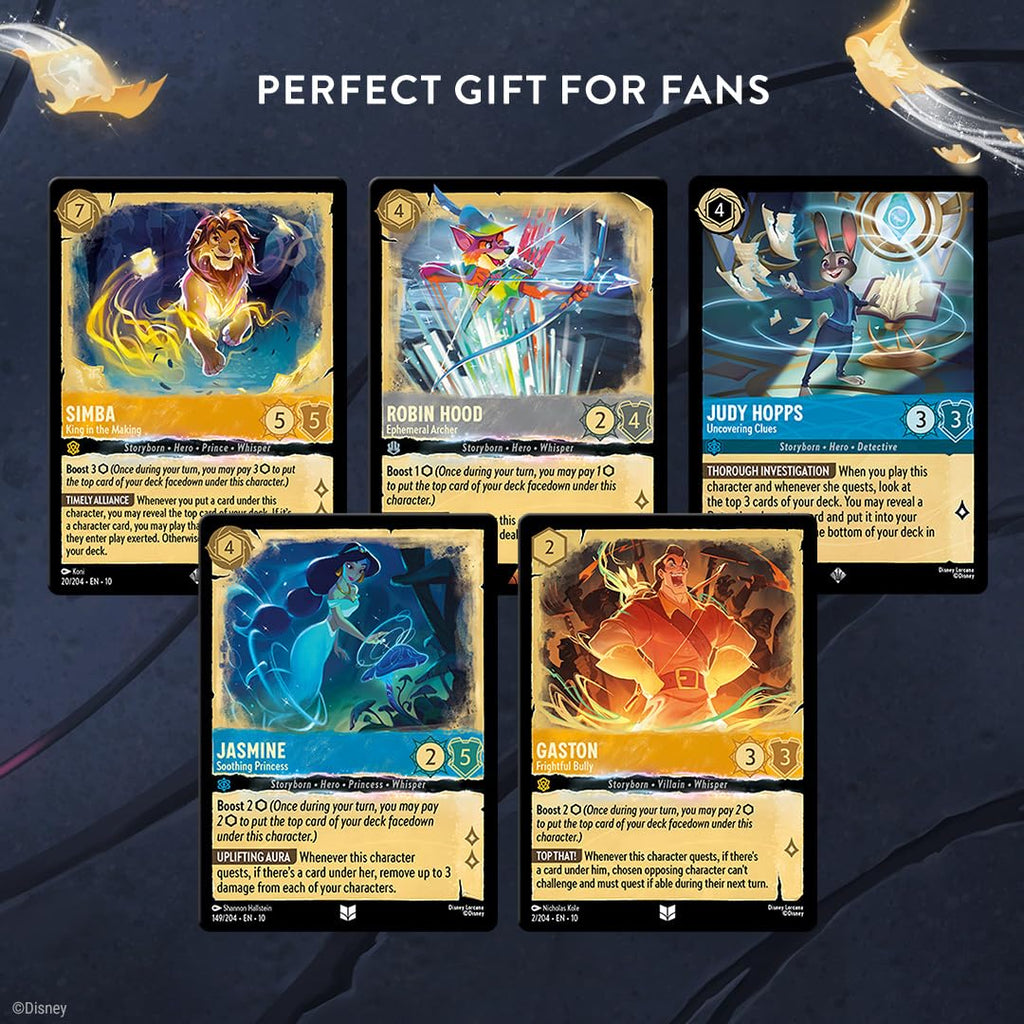 Ravensburger Disney Lorcana TCG: Whispers in The Well Assorted Single Booster Pack (12 Cards) - Collectible Trading Cards - Ideal for Disney Fans & TCG Players - Ages 8+ - 2