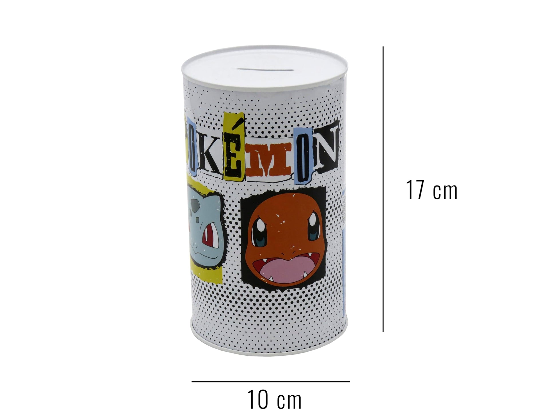 POKÉMON Big Tin Coin Bank, 10 x 17 x 10cm - 6