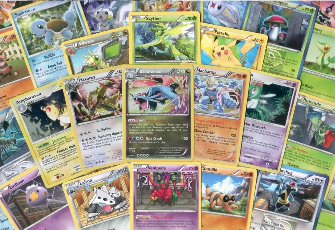Pokemon TCG: 250 Card Lot (10 Rare + 5 Foil) - Random Card Lot