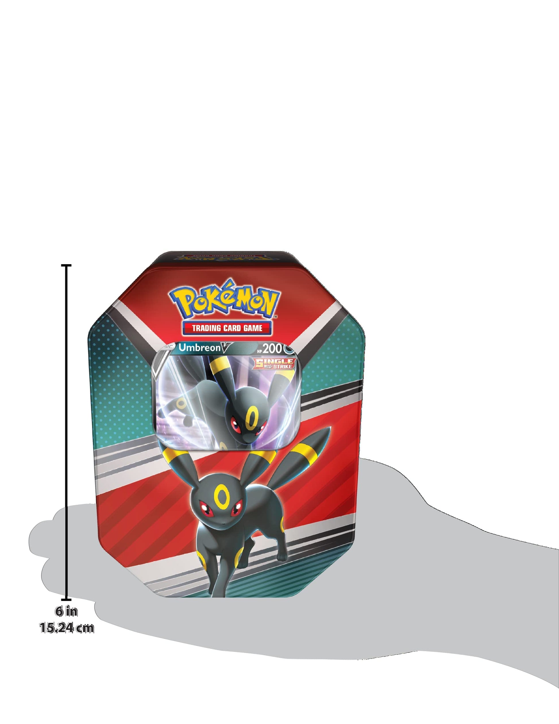 PoKéMoN TCG: V Heroes Tin - Espeon V, Umbreon V or Sylveon V (One at Random) | Card Game | Ages 6+ | 2 Players | 15 Minutes Playing Time, Multicolor (POK85015D6) - 2