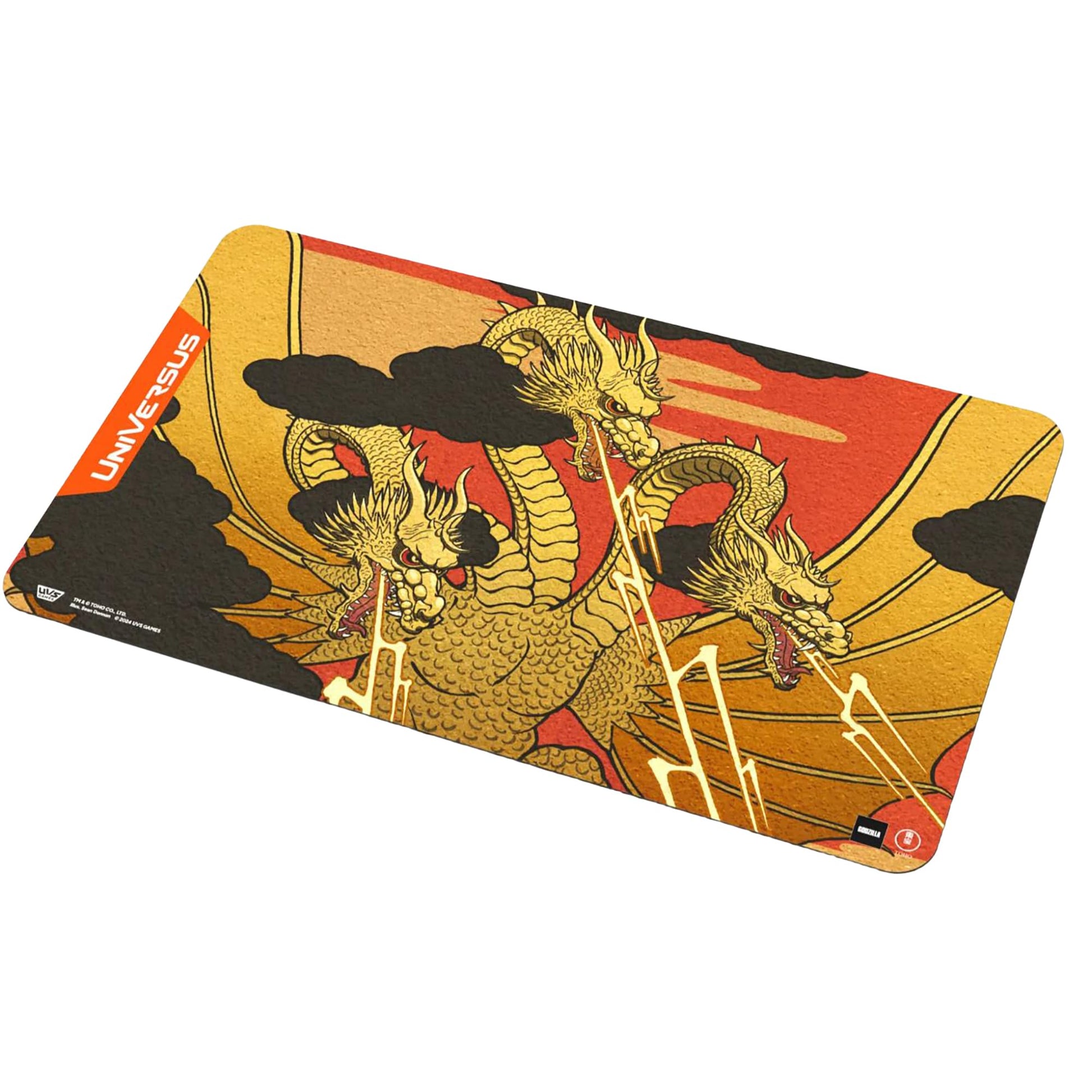 UniVersus Godzilla Challenger Series - King Ghidorah Playmat - 24 x 14 Neoprene Mat, Tabletop Card Game Accessory, UVS Games, Officially Licensed - 5