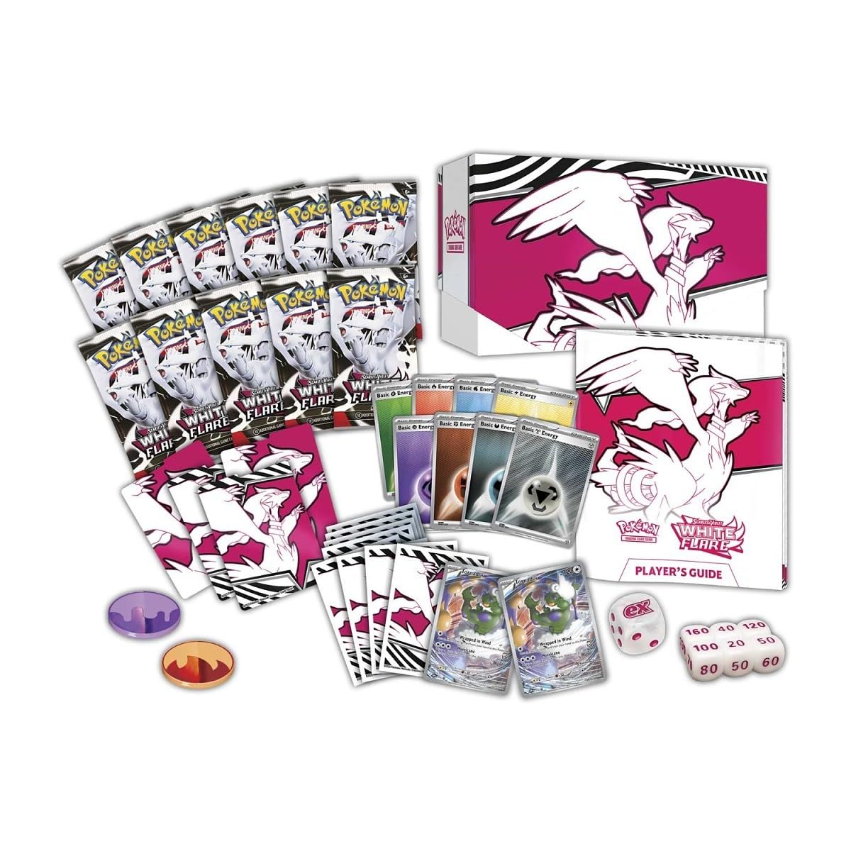 Pokemon TCG Scarlet & Violet 10.5 White Flare Pokemon Center Elite Trainer Box - 11 Packs, Promo Cards - 8