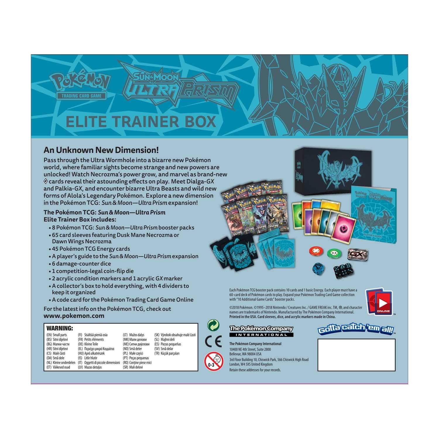 Pokemon Sun & Moon Ultra Prism Elite Trainer Box - 2