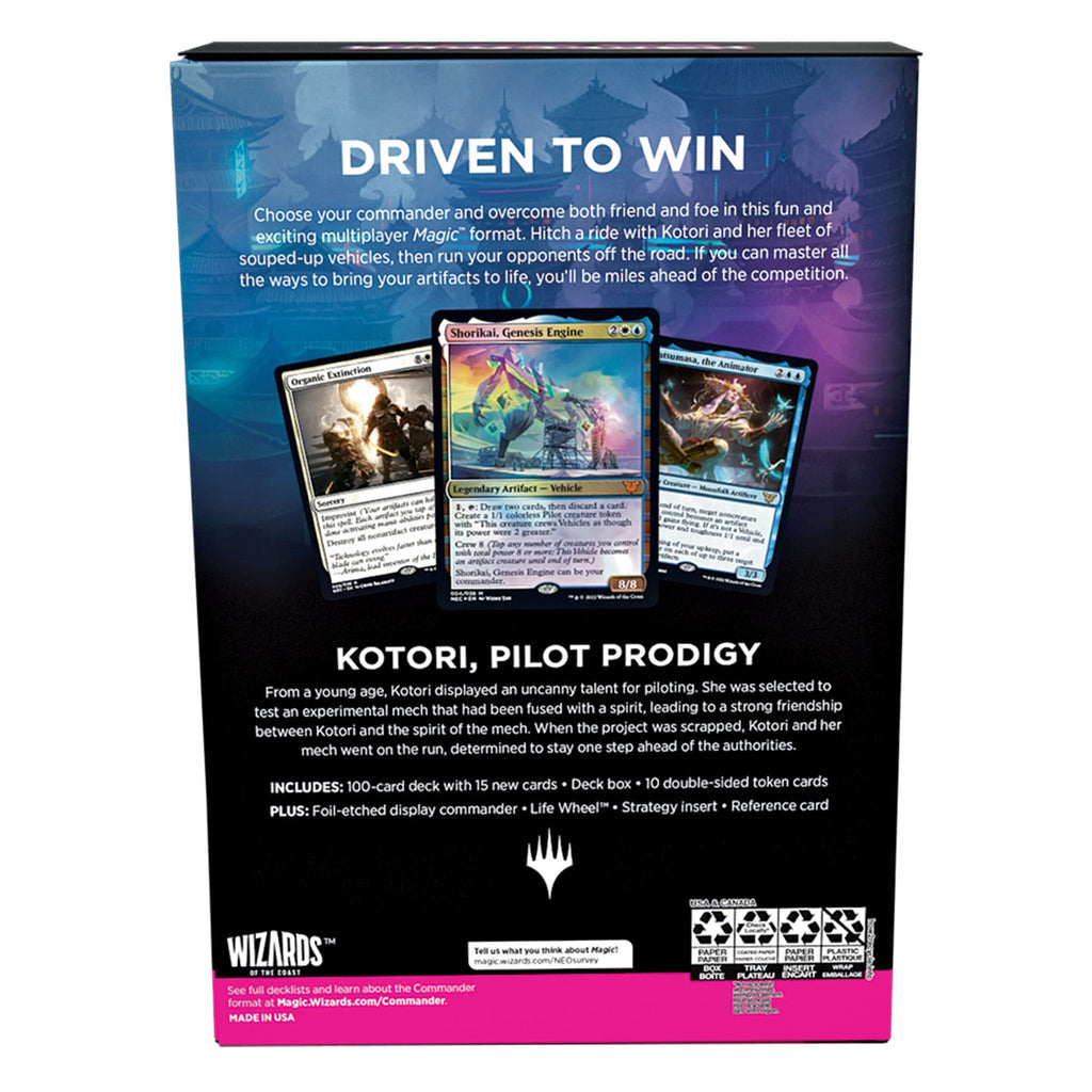 Magic: The Gathering Kamigawa: Neon Dynasty Commander Deck – Buckle Up (White-Blue) - 2