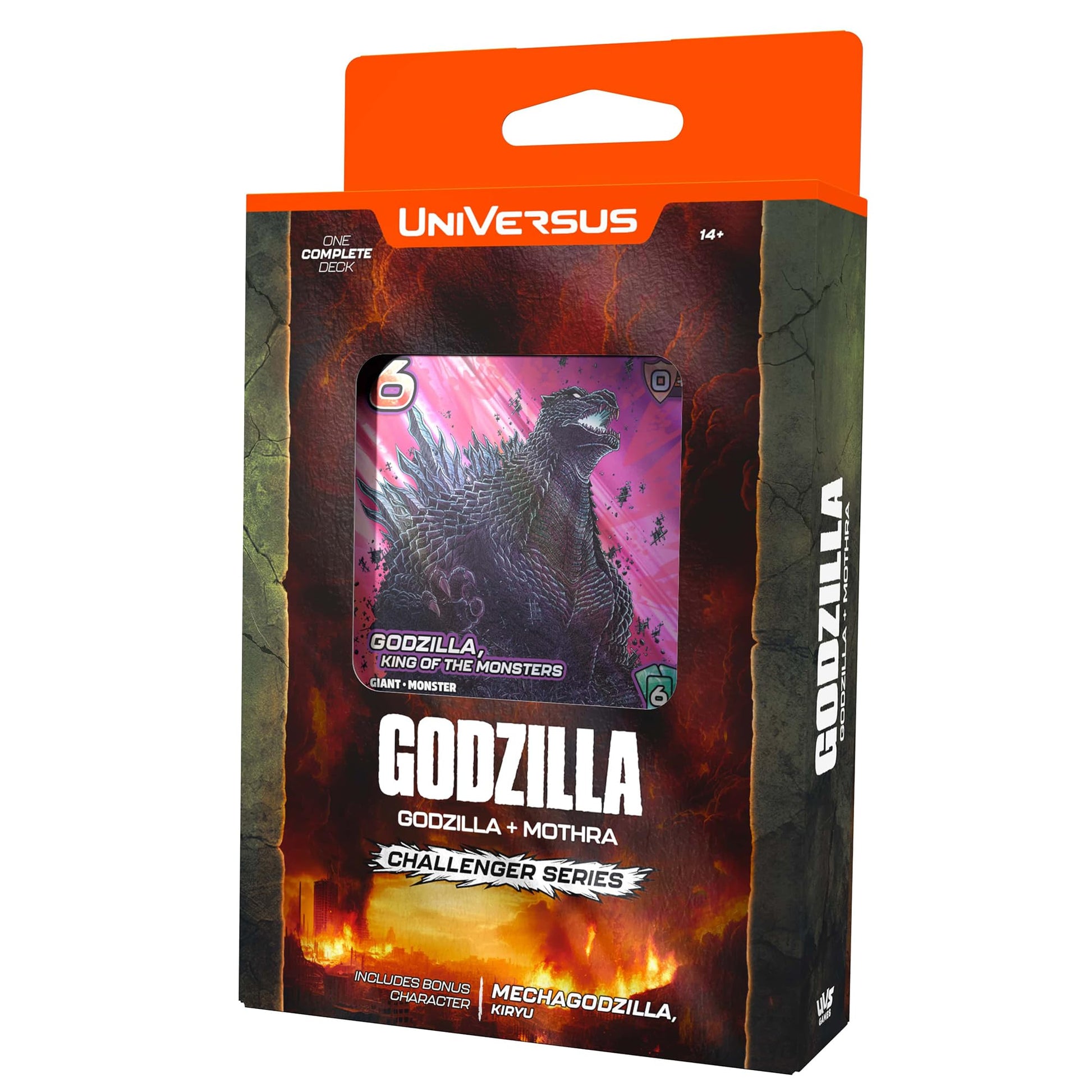 UniVersus Godzilla Challenger Series - Godzilla & Mothra Deck - 2 Character Decks, Ready to Play, Deck Building Card Game, Licensed, UVS Games - 4